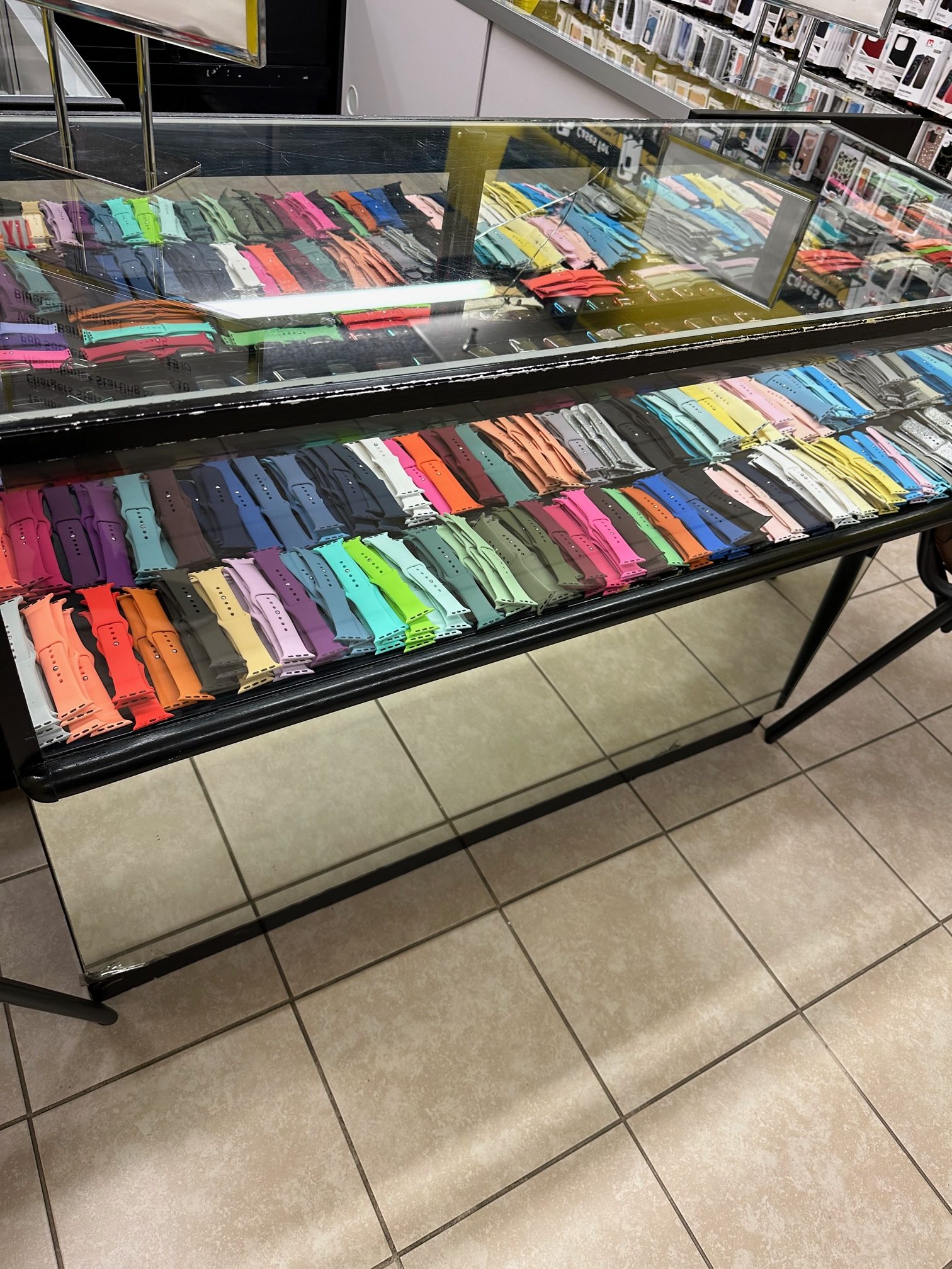 We have the largest section of Apple Watch bands in the Lafayette Louisiana!